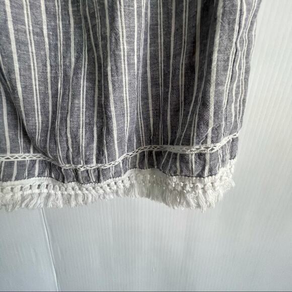 1.State Off the shoulder fringe flounce dress - Picture 6 of 7